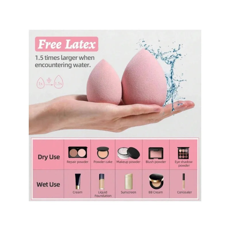 4 Pcs Beauty Egg Makeup Sponge Blenders Beauty Sponges Foundation Applicator Foundation Cosmetic Puffs Beauty tool